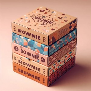 caixa de brownie